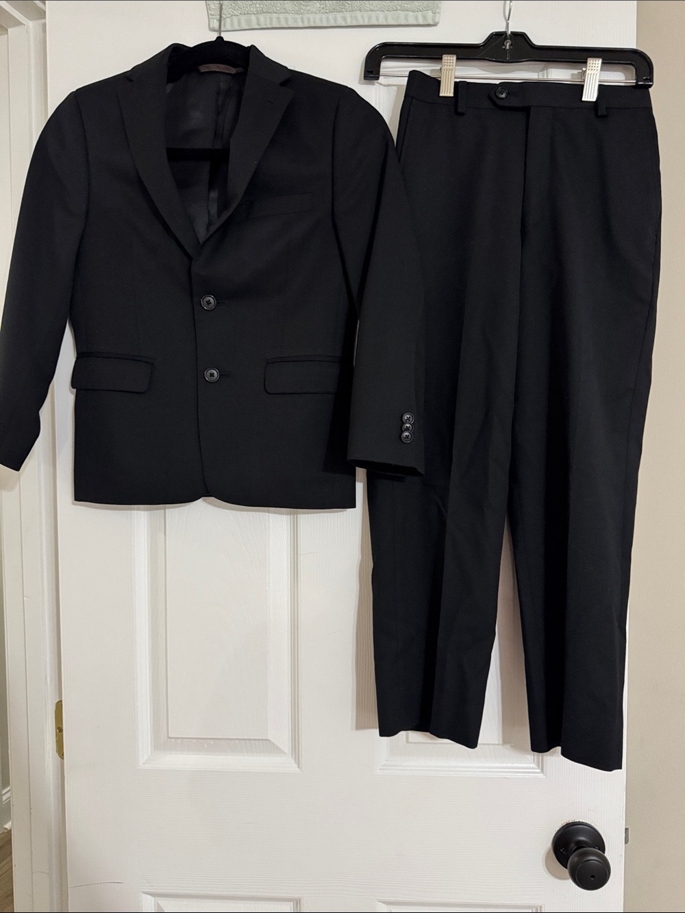 Michael Kors Men's Black Two-Button Suit Jacket & Trousers